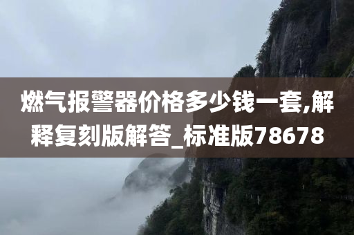 燃气报警器价格多少钱一套,解释复刻版解答_标准版78678