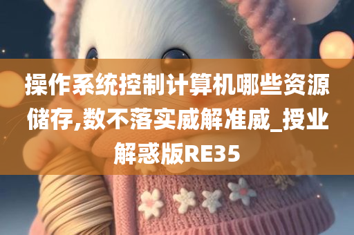 操作系统控制计算机哪些资源储存,数不落实威解准威_授业解惑版RE35