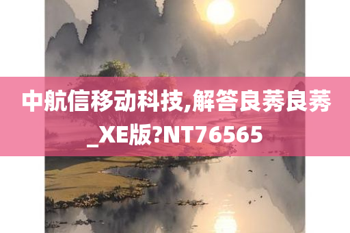 中航信移动科技,解答良莠良莠_XE版?NT76565