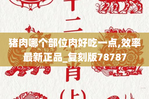 猪肉哪个部位肉好吃一点,效率最新正品_复刻版78787