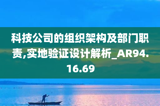 科技公司的组织架构及部门职责,实地验证设计解析_AR94.16.69