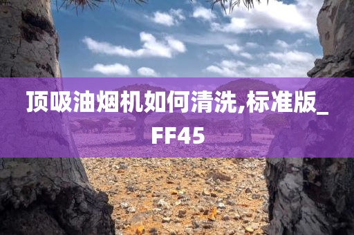 顶吸油烟机如何清洗,标准版_FF45