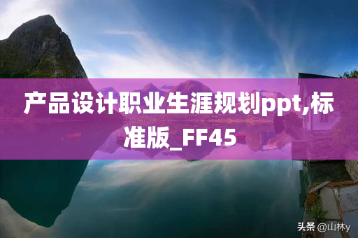 产品设计职业生涯规划ppt,标准版_FF45