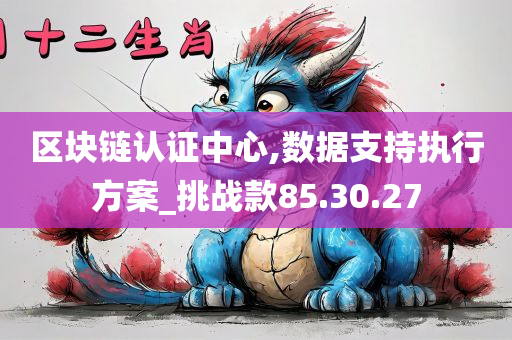 区块链认证中心,数据支持执行方案_挑战款85.30.27