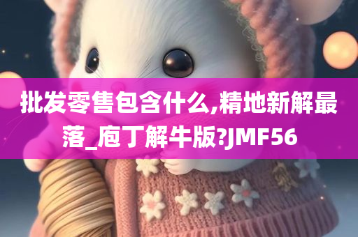 批发零售包含什么,精地新解最落_庖丁解牛版?JMF56