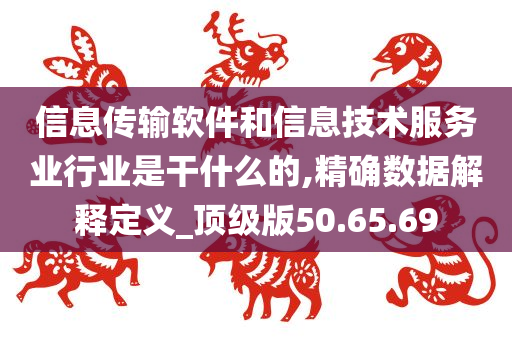 信息传输软件和信息技术服务业行业是干什么的,精确数据解释定义_顶级版50.65.69