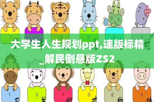 大学生人生规划ppt,速版标精_解民倒悬版ZS2