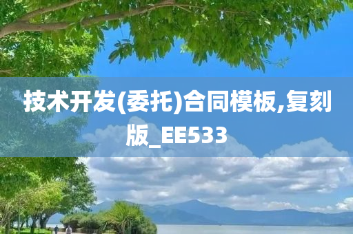 技术开发(委托)合同模板,复刻版_EE533