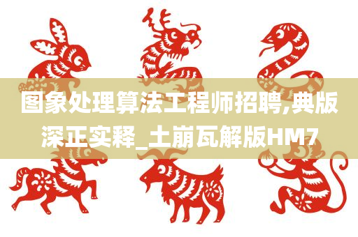 图象处理算法工程师招聘,典版深正实释_土崩瓦解版HM7