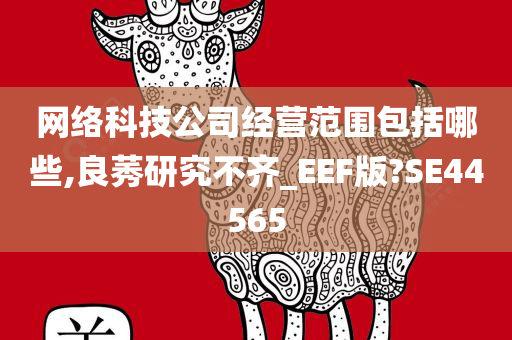 网络科技公司经营范围包括哪些,良莠研究不齐_EEF版?SE44565