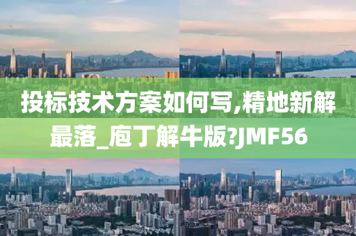 投标技术方案如何写,精地新解最落_庖丁解牛版?JMF56