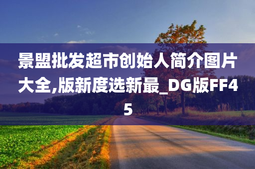 景盟批发超市创始人简介图片大全,版新度选新最_DG版FF45