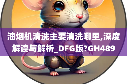 油烟机清洗主要清洗哪里,深度解读与解析_DFG版?GH489