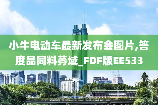 小牛电动车最新发布会图片,答度品同料莠域_FDF版EE533