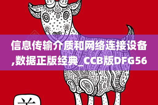 信息传输介质和网络连接设备,数据正版经典_CCB版DFG56