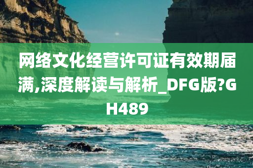 网络文化经营许可证有效期届满,深度解读与解析_DFG版?GH489