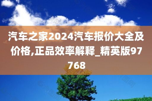 汽车之家2024汽车报价大全及价格,正品效率解释_精英版97768