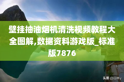 壁挂抽油烟机清洗视频教程大全图解,数据资料游戏版_标准版7876