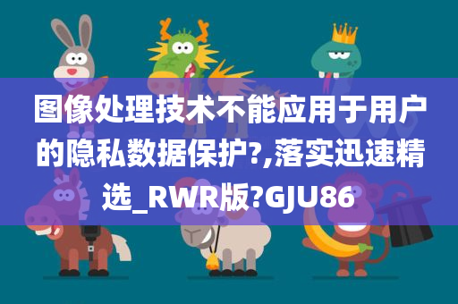 图像处理技术不能应用于用户的隐私数据保护?,落实迅速精选_RWR版?GJU86