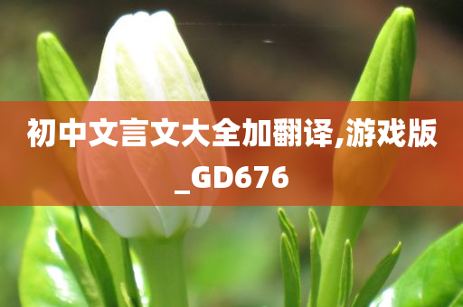 初中文言文大全加翻译,游戏版_GD676