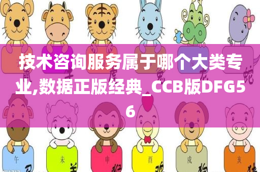 技术咨询服务属于哪个大类专业,数据正版经典_CCB版DFG56