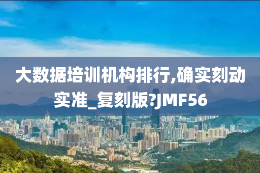 大数据培训机构排行,确实刻动实准_复刻版?JMF56