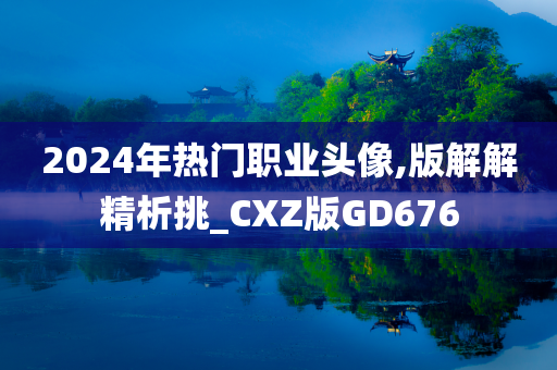 2024年热门职业头像,版解解精析挑_CXZ版GD676