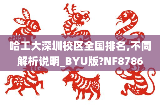 哈工大深圳校区全国排名,不同解析说明_BYU版?NF8786