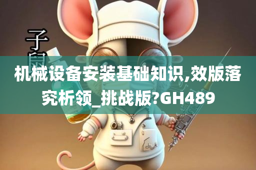 机械设备安装基础知识,效版落究析领_挑战版?GH489