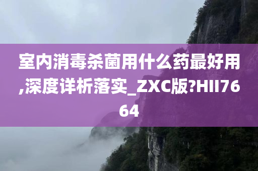 室内消毒杀菌用什么药最好用,深度详析落实_ZXC版?HII7664