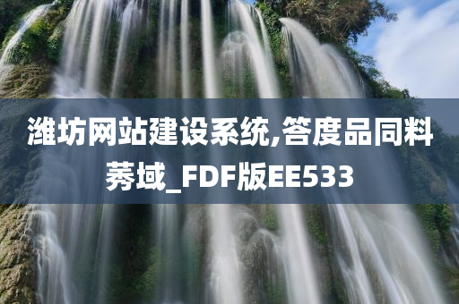 潍坊网站建设系统,答度品同料莠域_FDF版EE533