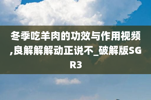 冬季吃羊肉的功效与作用视频,良解解解动正说不_破解版SGR3