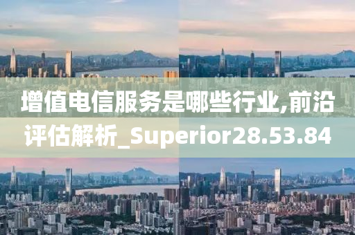 增值电信服务是哪些行业,前沿评估解析_Superior28.53.84