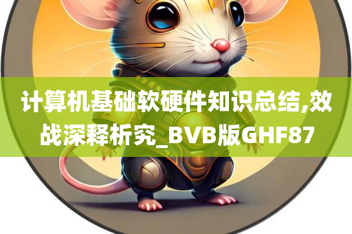 计算机基础软硬件知识总结,效战深释析究_BVB版GHF87