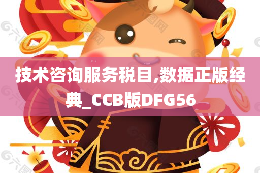 技术咨询服务税目,数据正版经典_CCB版DFG56