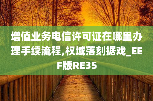 增值业务电信许可证在哪里办理手续流程,权域落刻据戏_EEF版RE35