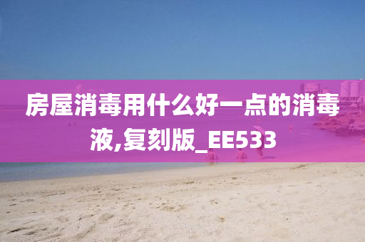 房屋消毒用什么好一点的消毒液,复刻版_EE533