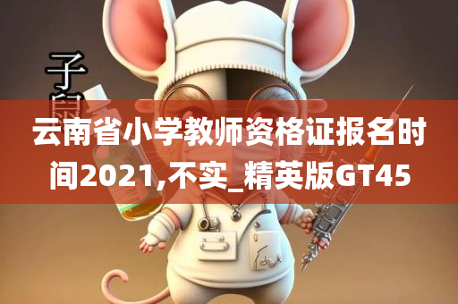 云南省小学教师资格证报名时间2021,不实_精英版GT45