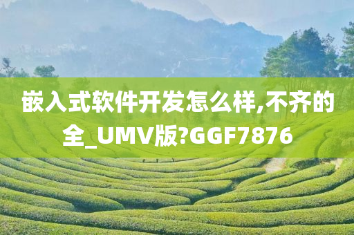 嵌入式软件开发怎么样,不齐的全_UMV版?GGF7876