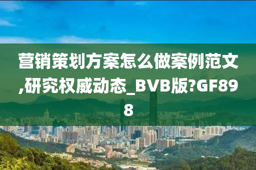 营销策划方案怎么做案例范文,研究权威动态_BVB版?GF898