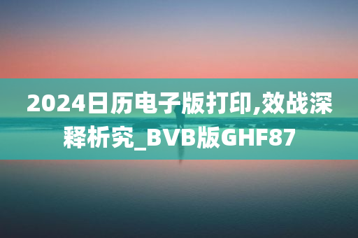 2024日历电子版打印,效战深释析究_BVB版GHF87