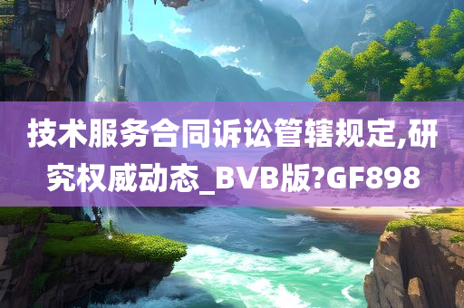 技术服务合同诉讼管辖规定,研究权威动态_BVB版?GF898