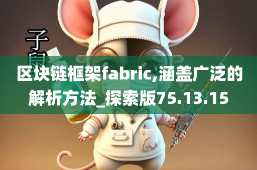 区块链框架fabric,涵盖广泛的解析方法_探索版75.13.15