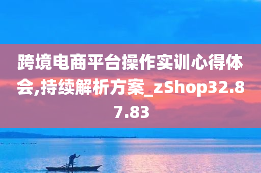 跨境电商平台操作实训心得体会,持续解析方案_zShop32.87.83