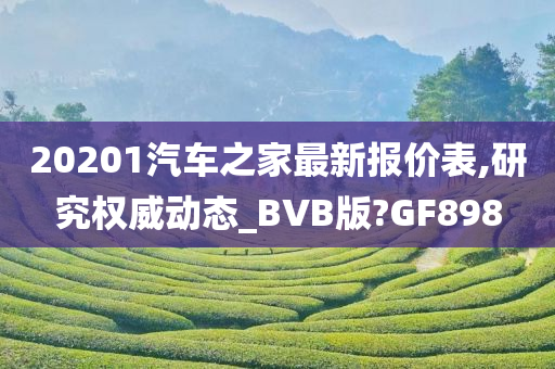 20201汽车之家最新报价表,研究权威动态_BVB版?GF898