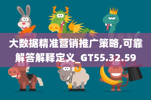 大数据精准营销推广策略,可靠解答解释定义_GT55.32.59