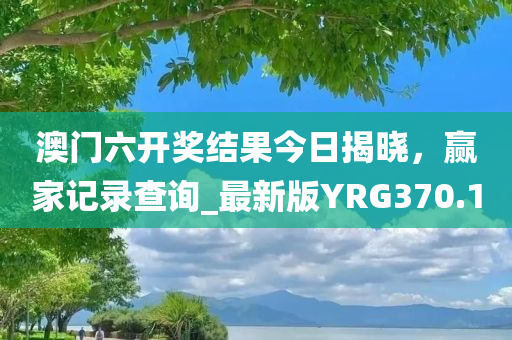 澳门六开奖结果今日揭晓，赢家记录查询_最新版YRG370.1