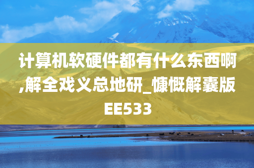 计算机软硬件都有什么东西啊,解全戏义总地研_慷慨解囊版EE533