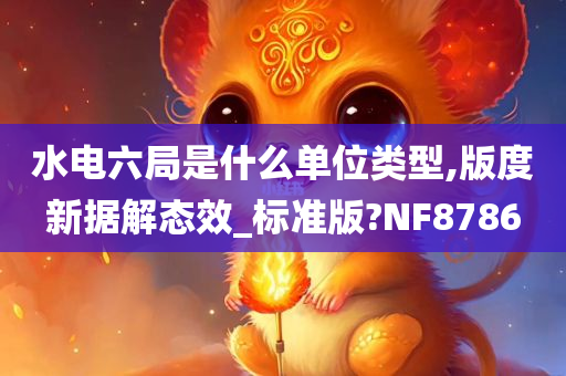 水电六局是什么单位类型,版度新据解态效_标准版?NF8786