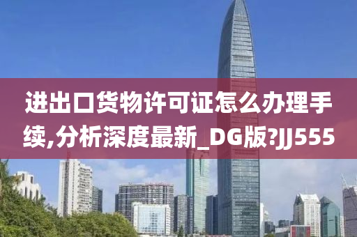 进出口货物许可证怎么办理手续,分析深度最新_DG版?JJ555